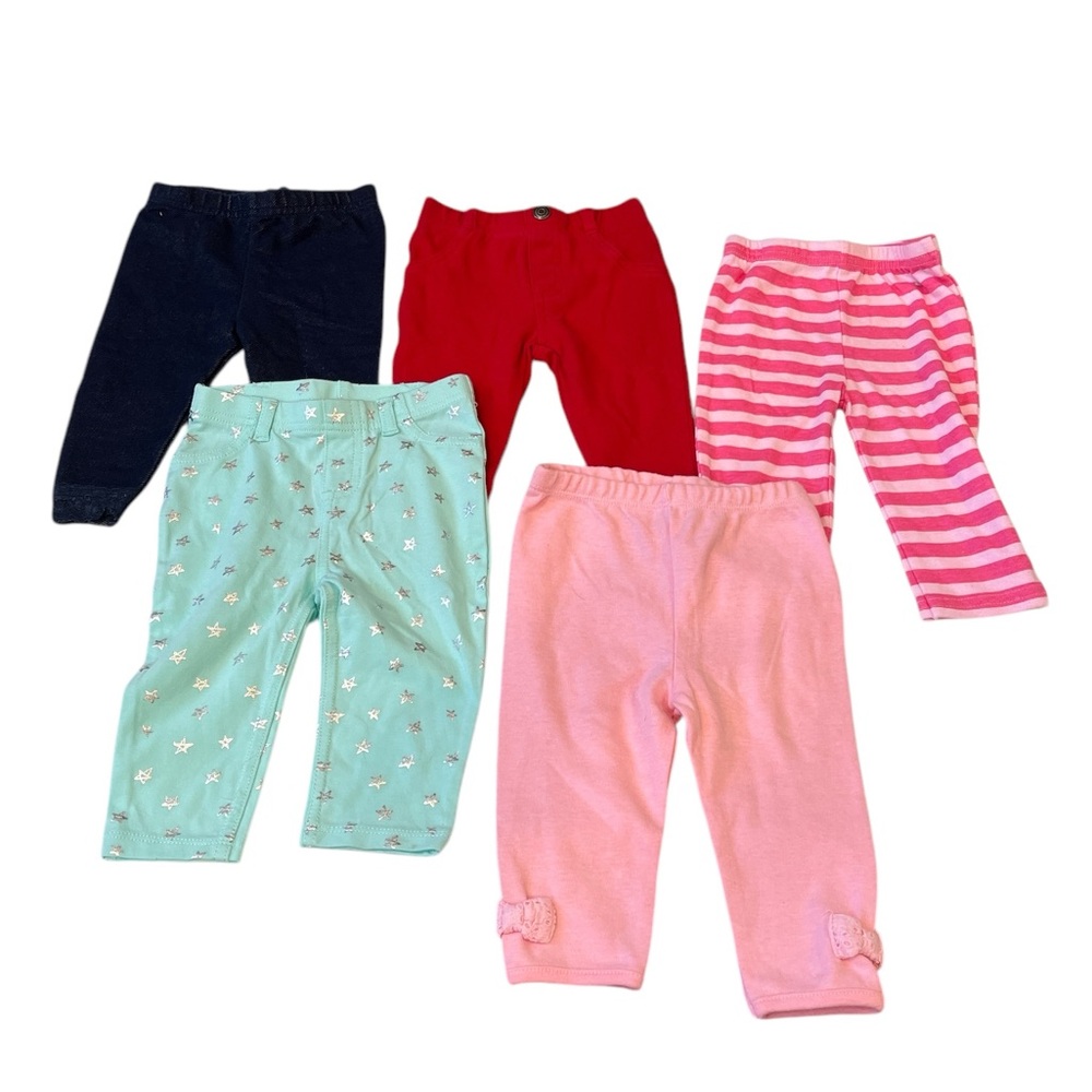 Bundle of 3-6M Baby Girl Leggings